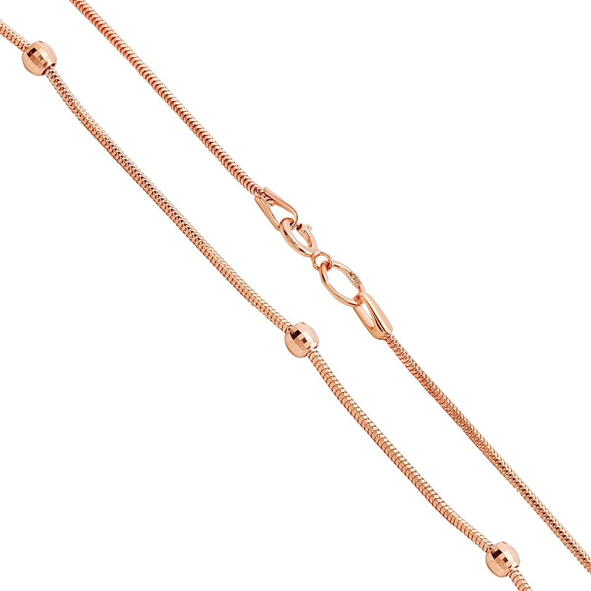 картинка Колье с шариками из красного золота, 10498715