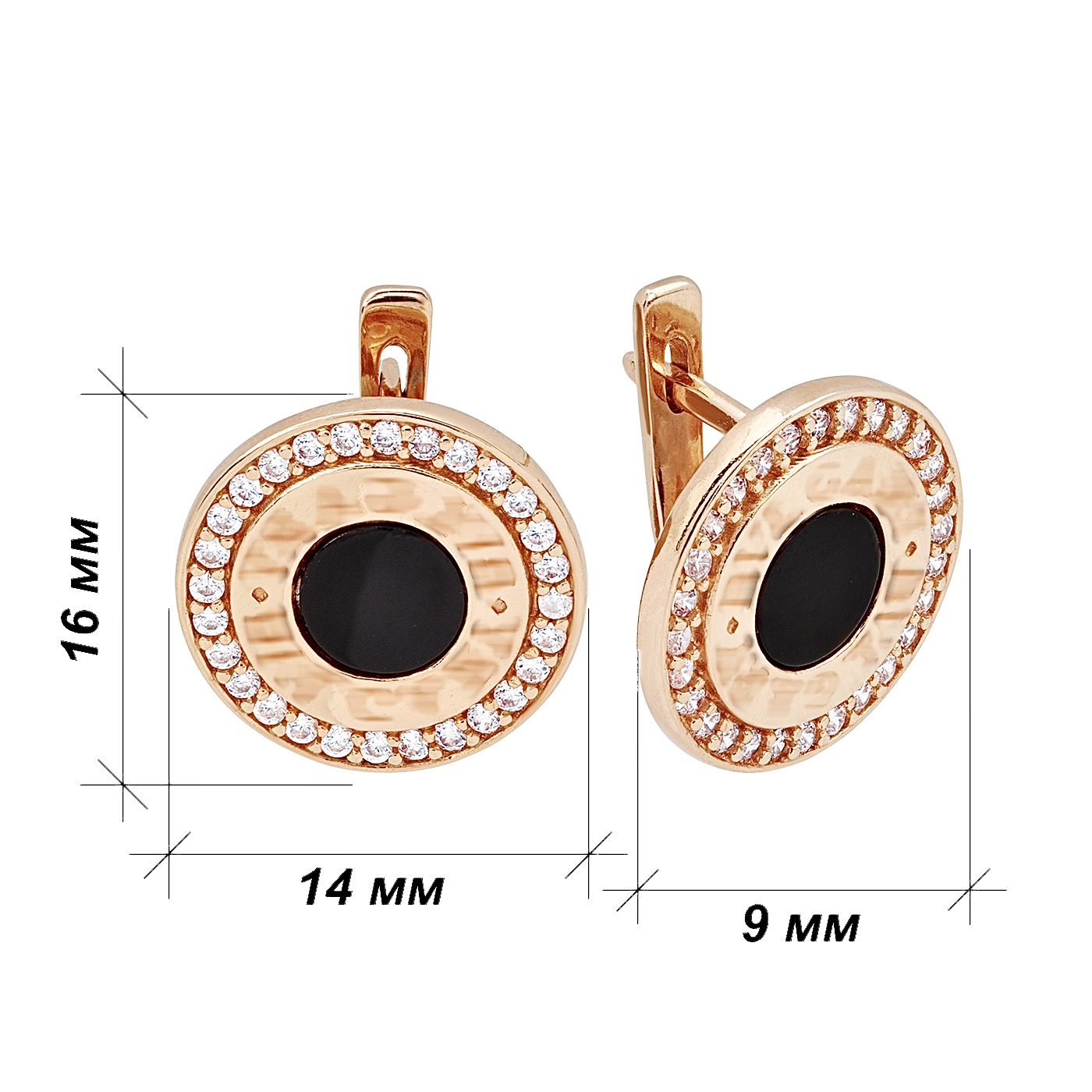 картинка Серьги из красного золота, 10240490